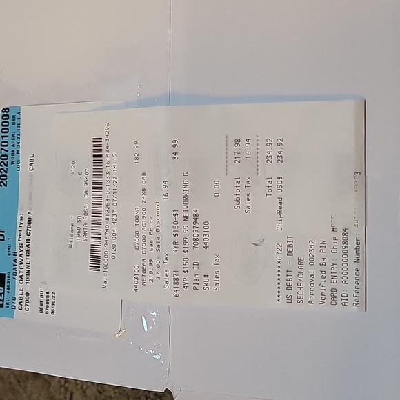 Netgear Nighthawk AC1900 WiFi Cable Modem Router - Picture 10 of 10